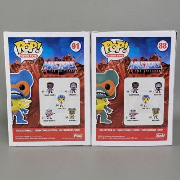Mer-Man Blue Funko Shop Exclusive / Mer-Man Green MOTU Funko POP Bundle Set of 2 - Picture 5 of 8